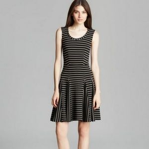 NANETTE LEPORE Fair Game Stripe Pleated dress